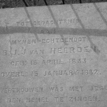 HEERDEN B.J.J., van 1833-1882