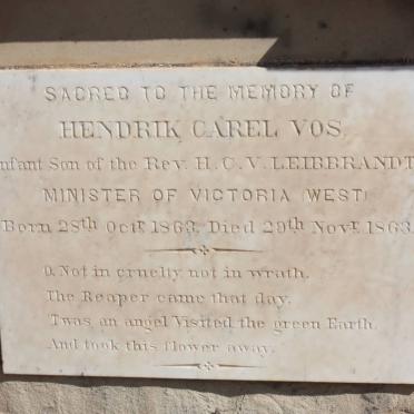 LEIBBRANDT Hendrik Carel Vos 1863-1863