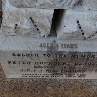 VILLIERS Peter Coendert Dekker, de 1891- 1895