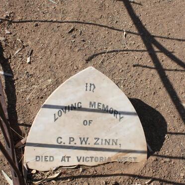 ZINN C.P.W. -1890