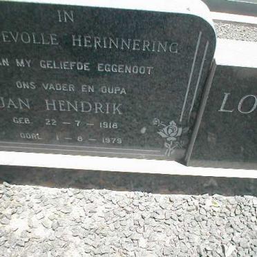 LOOTS Jan Hendrik 1918-1979