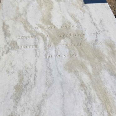 MYBURGH Gawie 1952-1989