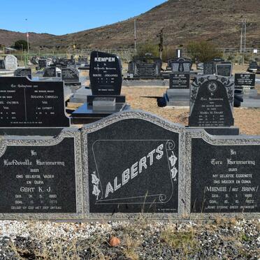 ALBERTS Gert K.J. 1900-1979 &amp; Miemie BRINK 1908-1972