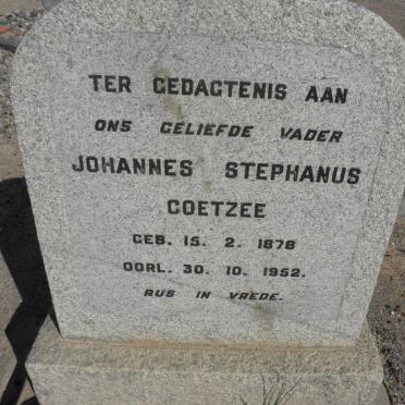 COETZEE Johannes Stephanus 1878-1952