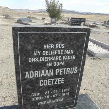 COETZEE Adriaan Petrus 1904-1974