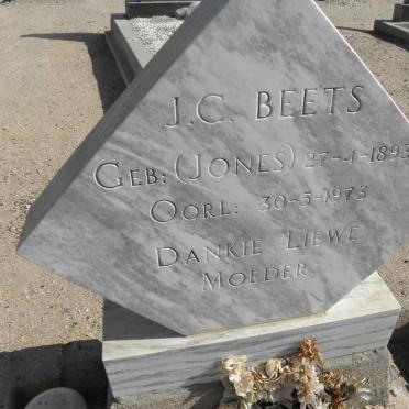 BEETS J.C. nee JONES 1893-1973