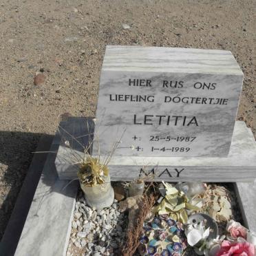 MAY Letitia 1987-1989