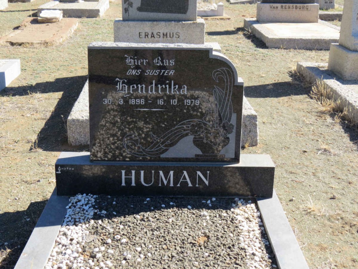 HUMAN Hendrika 1896-1979