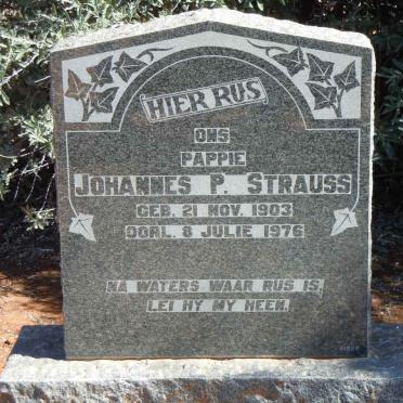 STRAUSS Johannes P. 1903-1976