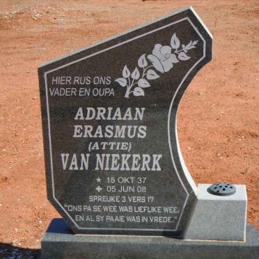 NIEKERK Adriaan Erasmus, van 1937-2008