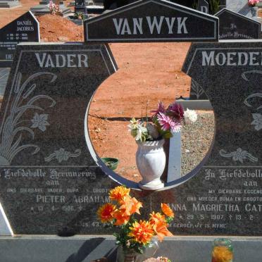 WYK Pieter Abraham, van 1906- &amp; Anna Magrietha Catharina 1907-1994