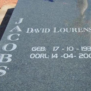 JACOBS David Lourens 1937-2005