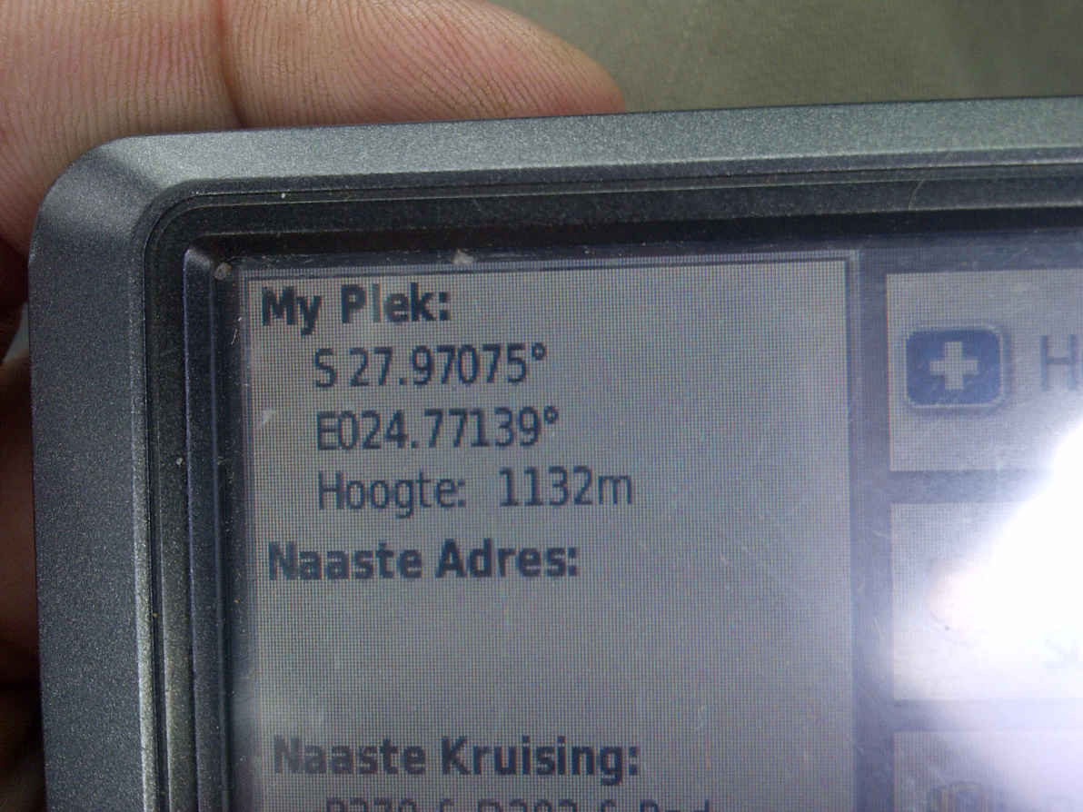 2. GPS reading of Ganspan cemetery