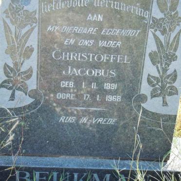 BEUKMAN Christoffel Jacobus 1891-1968