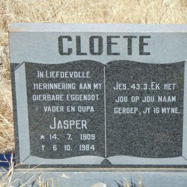 CLOETE Jasper 1909-1984