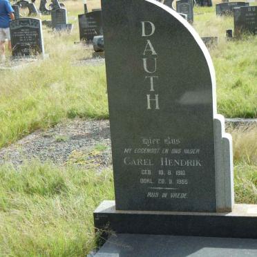 DAUTH Carel Hendrik 1910-1966