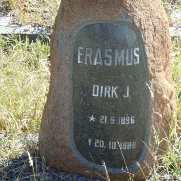 ERASMUS Dirk J. 1896-1969