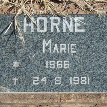 HORNE Marie 1966-1981