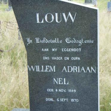 LOUW Willem Adriaan Nel 1899-1970