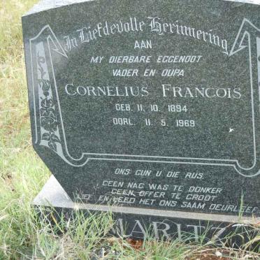 MARITZ Cornelius Francois 1894-1969