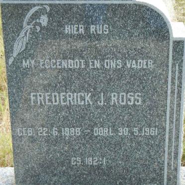 ROSS Frederick J. 1888-1961