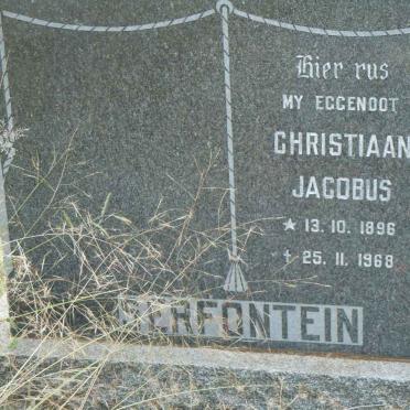 SERFONTEIN Christiaan Jacobus 1896-1968