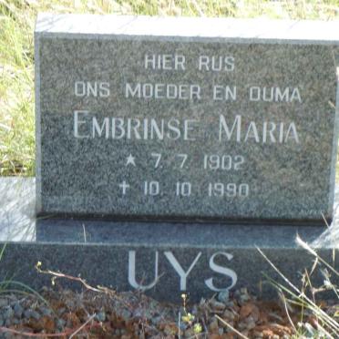 UYS Embrinse Maria 1902-1990
