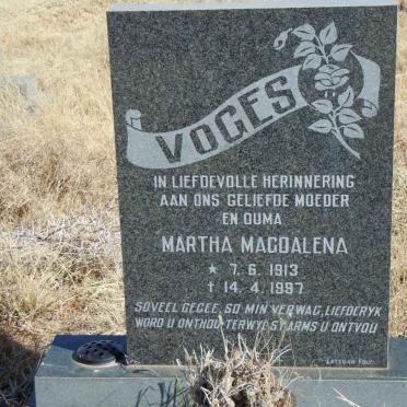 VOGES Martha Magdalena 1913-1997