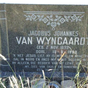 WYNGAARDT Jacobus Johannes, van 1899-1980