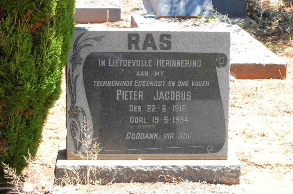 RAS Pieter Jacobus 1916-1964