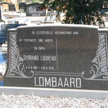 LOMBAARD Sybrand Lourens 1921-1975