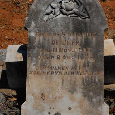 BEER Arnoldus Stefanus, de 1905-1925