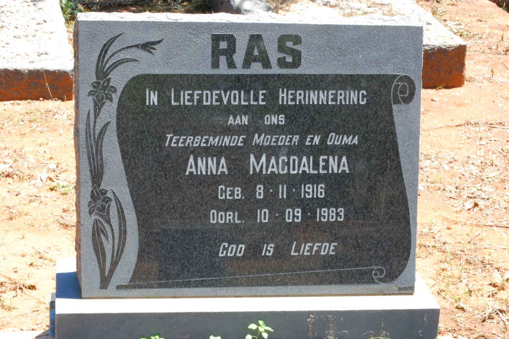 RAS Anna Magdalena 1916-1983