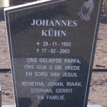 KÜHN Johannes 1952-2003
