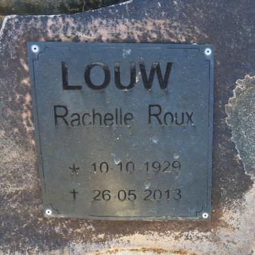 LOUW Rachelle Roux 1929-2013