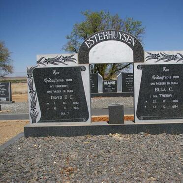 ESTERHUYSEN David F.C. 1893-1974 &amp; Ella C. THERON 1896-1984