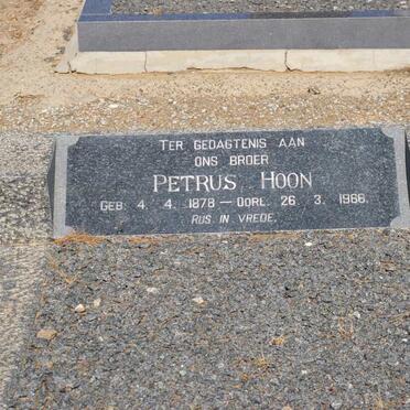 HOON Petrus 1878-1966