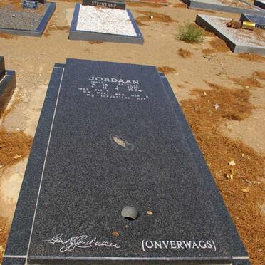 JORDAAN Gert Jacobus 1917-1984