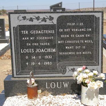 LOUW Louis Joachim 1932-1983