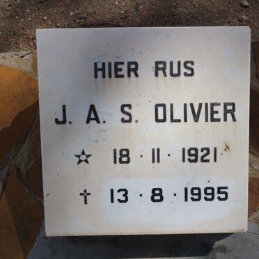 OLIVIER J.A.S. 1921-1995