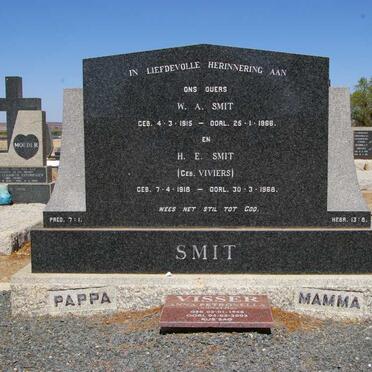 SMIT W.A. 1915-1966 &amp; H.E. VIVIERS 1918-1968