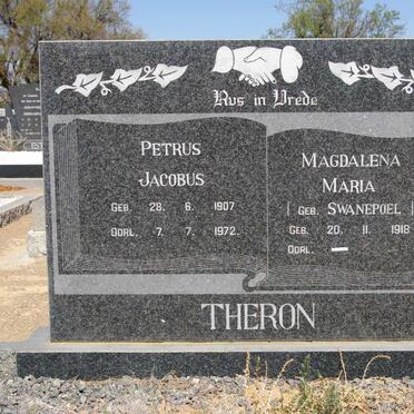 THERON Petrus Jacobus 1907-1972 &amp; Magdalena Maria SWANEPOEL 1918-