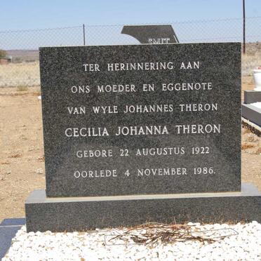 THERON Cecilia Johanna 1922-1986