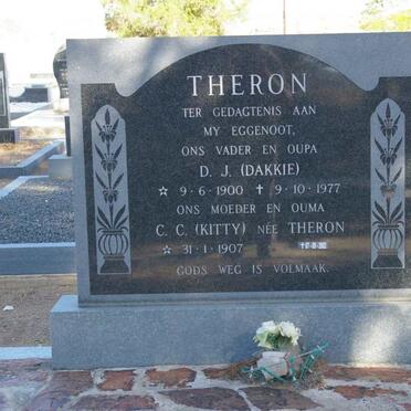 THERON D.J. 1900-1977 &amp; C.C. THERON 1907-2002