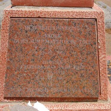 TOIT Guillaume Matthys, du 1932-2005 &amp; Cecilia Johanna 1928-2003