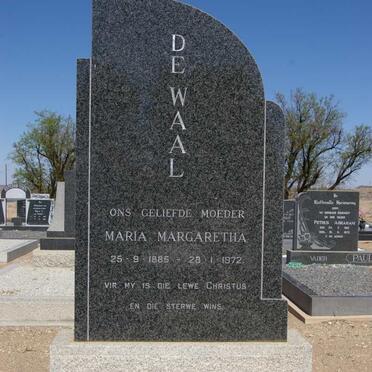 WAAL Maria Margaretha, de 1885-1972