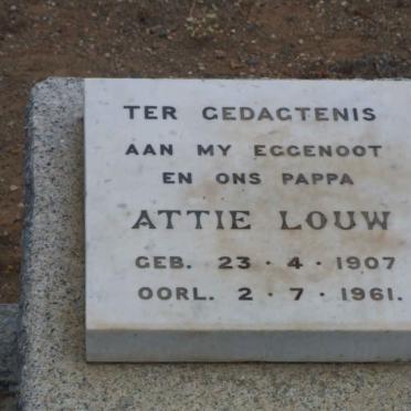 LOUW Attie 1907-1961