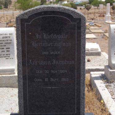 MERWE Adriaan Jacobus, van der 1884-1959