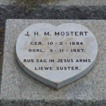 MOSTERT J.H.M. 1894-1967