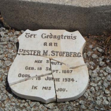STOFBERG Charel Francois Marais 1879-1961 &amp; Hester Maria SMUTS 1887-1934 